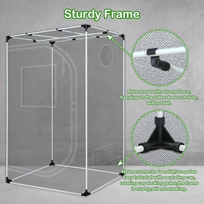 Grow Tent 24"x36"x60" Growing Tents - Image 7