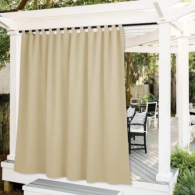 RYB HOME Outdoor Curtains Extra Long by RYBHOME
