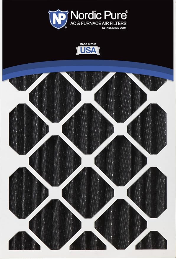 Nordic Pure 16x24x4 Pleated MERV 8 Pure Carbon Air Filters 2 Pack | Actual - Image 5