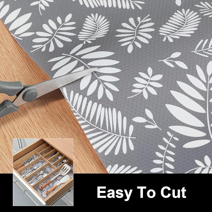 Cooyes Shelf Paper for Kitchen Cabinets Non Adhesive, Waterproof & Oil-Proof - Image 7