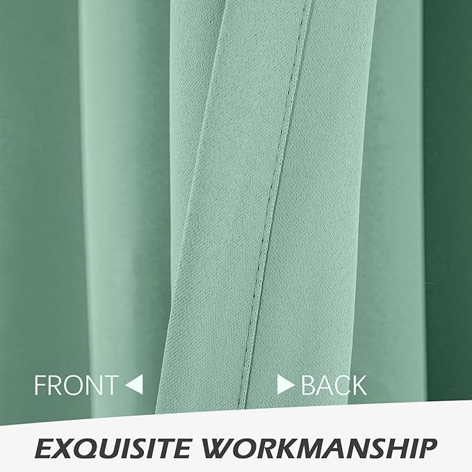 MYSKY HOME Aqua Blackout Curtains - Image 4