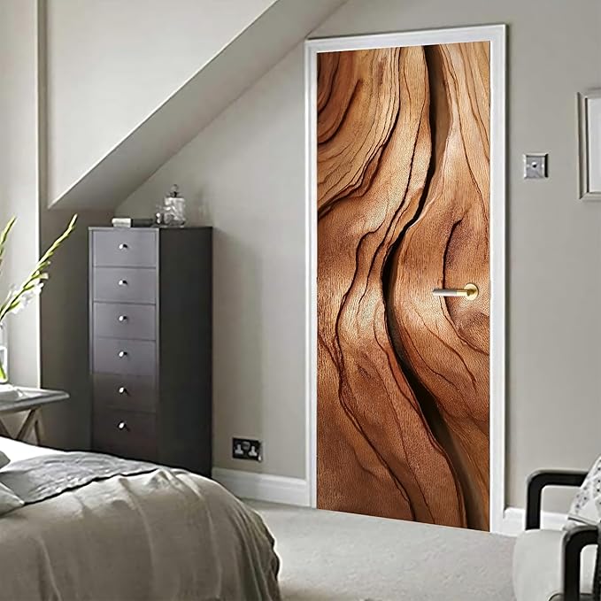 3D Door Decals Stickers, Peel Stick Wall Murals Vinyl Wallpaper Self-Adhesive - Image 6