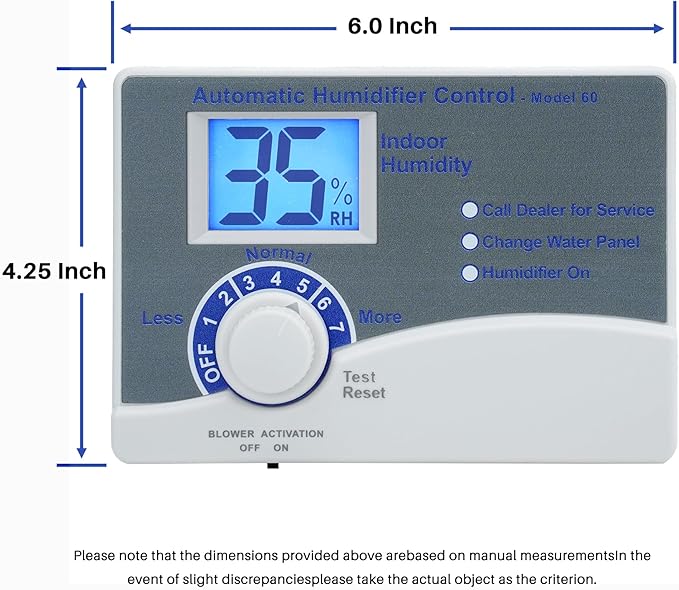 60 Whole House Humidifier Control Humidistat - Image 6