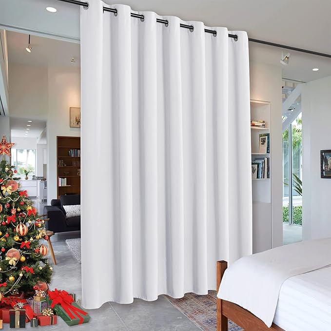 RYB HOME Privacy Curtain for Sliding Glass Door, Light Block Noise Reduce - Image 3