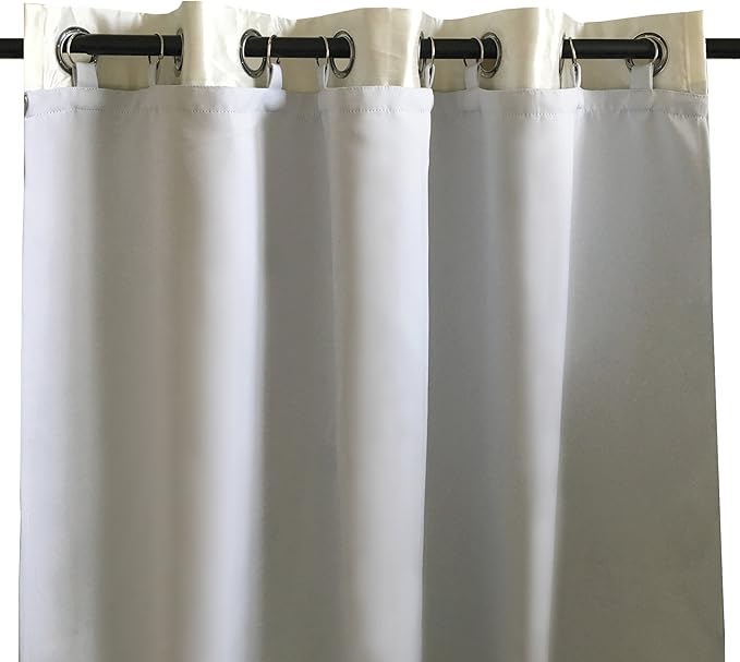 DriftAway Thermal Insulated Blackout Curtain Liner 2 Panels Each Liner Size 50 by DriftAway