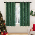 Deconovo Green Curtains, Christmas Blackout Drapes, Thermal Insulated by Deconovo