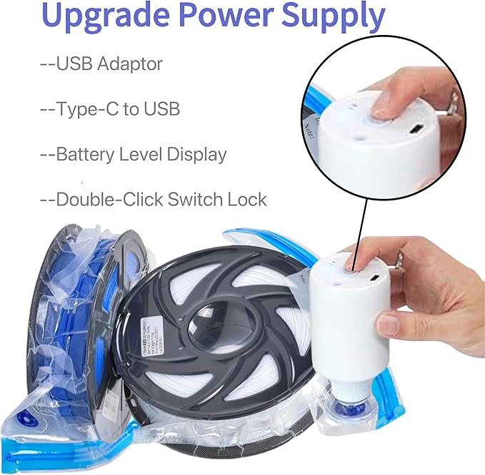 3D Filament Storage Bags with Electric Pump, Dust Proof, Humidity Resistant - Image 3