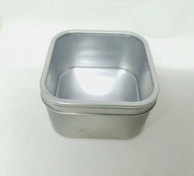 Square Metal Tin Box Storage Containers - Image 2