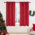 Deconovo Blackout Curtains, Christmas Red Curtain, Thermal Insulated by Deconovo