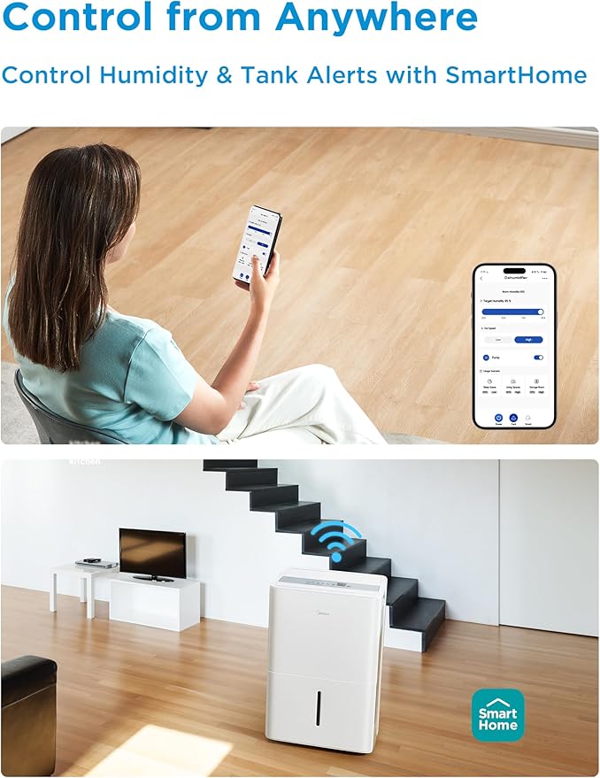Midea 3, 000 Sq. Ft. Dehumidifier - Image 3