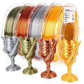 AMOLEN PLA 3D Printer Filament PLA Filament 1.75mm Silk Filament Bundle by AMOLEN