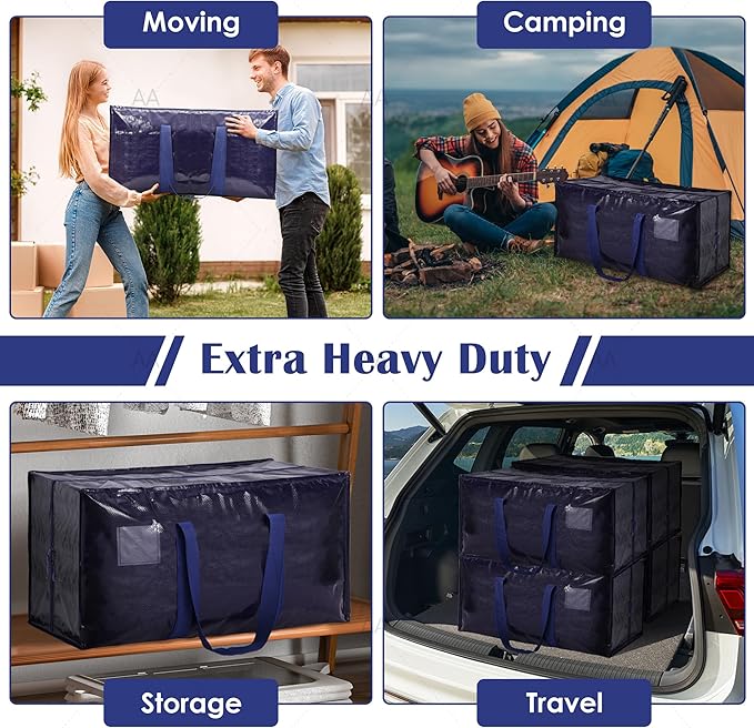 6 Pack Extra Large Heavy Duty Moving Bags - Image 7