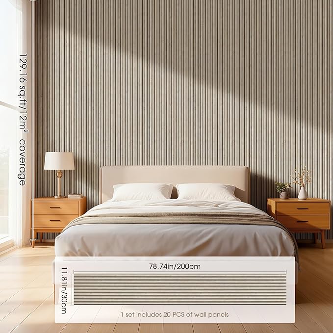 PS Wall Panels for Interior Wall Decor, Covers 129.16 sq.ft, Lightweight Wall - Image 2
