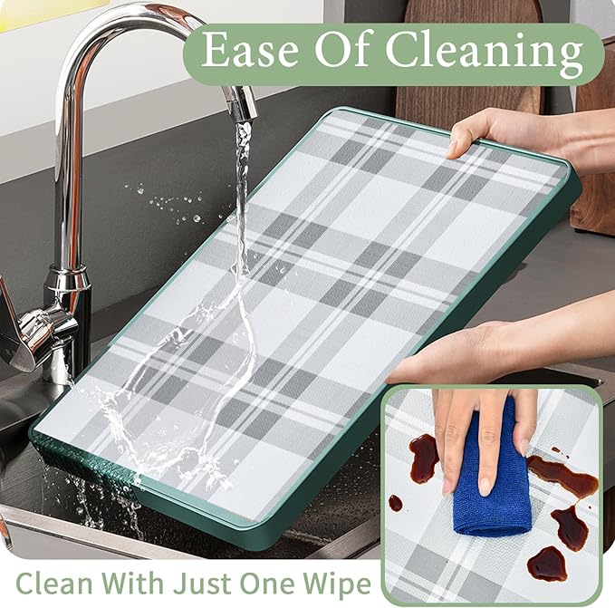 Drawer and Shelf Liner for Kitchen Cabinet: 17 in X 20 Ft Non Slip Waterproof - Image 4