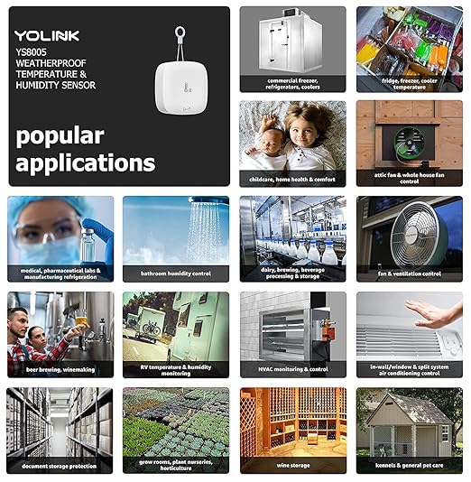 YoLink Smart Outdoor Temperature & Humidity Sensor, Hygrometer, Thermometer - Image 7
