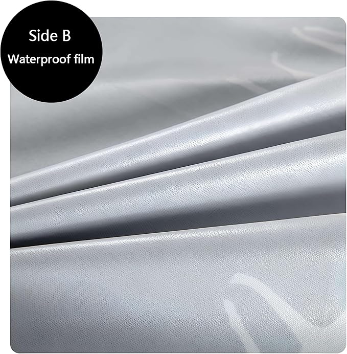 SIELUNO Waterproof Bed Sheet Flat Sheets Lightweight, Mattress Protector Sheet - Image 3