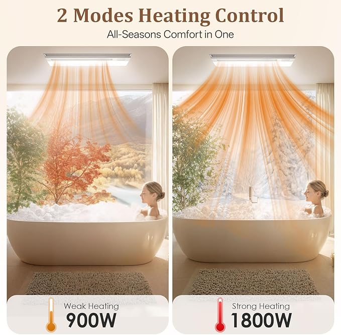 4 in 1 Bathroom Exhaust Fan - Image 3
