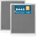 2-Packs 5443 Washable MERV 8 Dehumidifier Filter 10x12x1 Compatible by Qinlov
