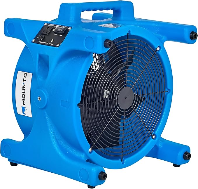 MOUNTO AM20DF 1/5 HP 1800 CFM Axial Air Mover Blower Fan - Image 3