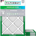 Filterbuy 21.5x23.5x1 Air Filter MERV 8 Essential Dust & Allergy Defense by Filterbuy
