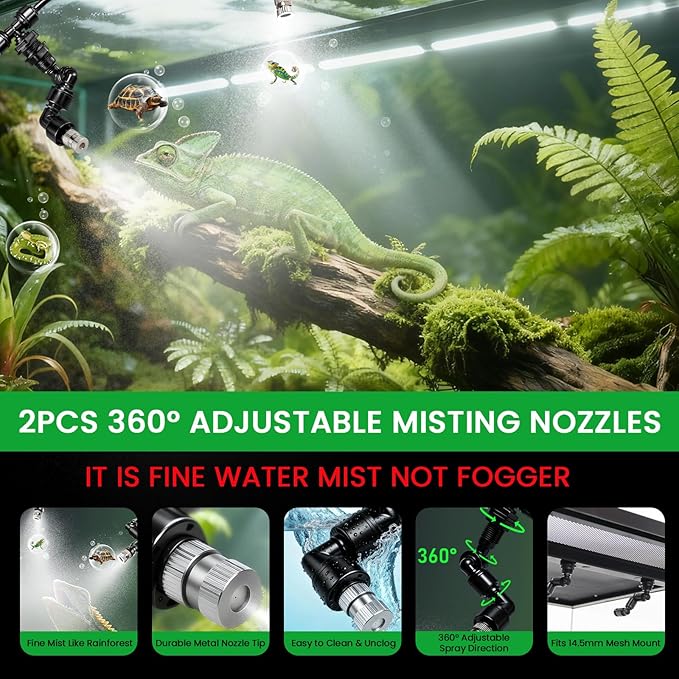 Reptile Mister Automatic Misting System, Reptile Humidifiers - Image 4