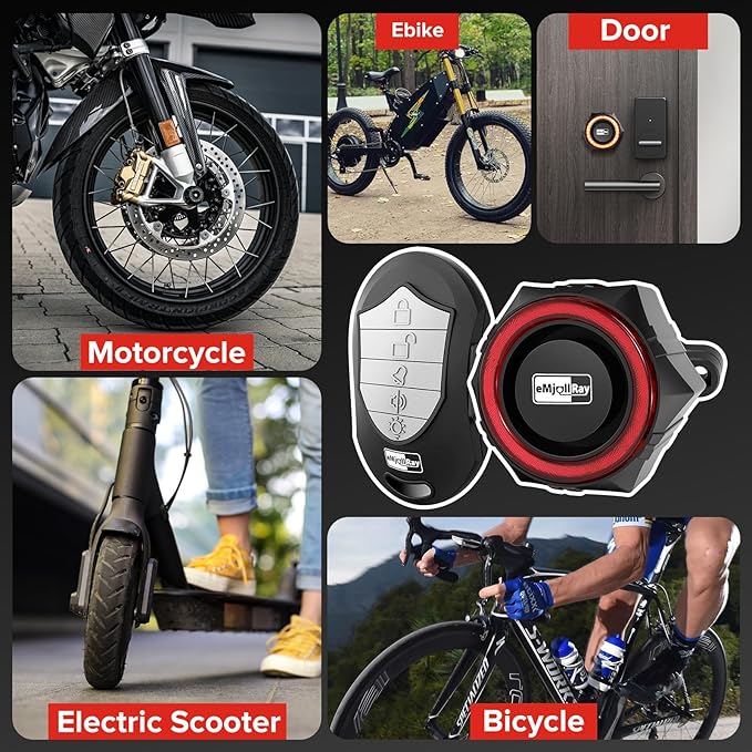 Bike Alarm, 110dB Loud Waterproof Wireless E-Bike Alarm - Image 6