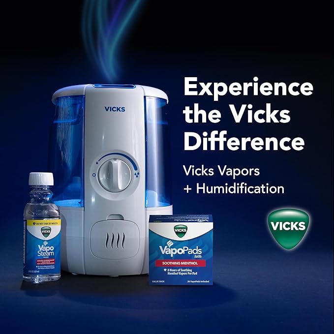 Vicks CoolRelief Cool Mist Humidifier Small to Medium Room Vaporizer - Image 6