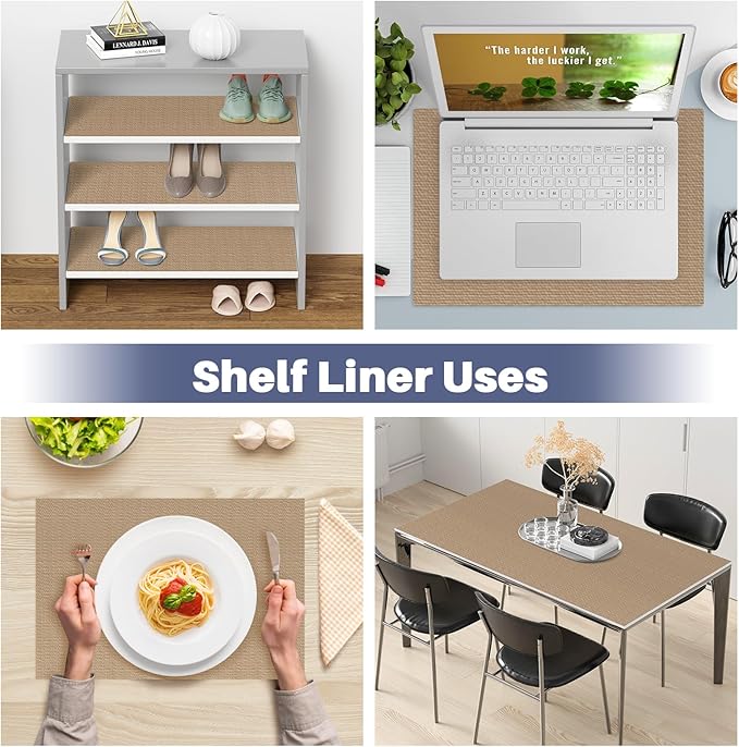 Drawer Liner, Shelf Liners for Kitchen Cabinet Waterproof & Oil-Proof Cupboard - Image 2