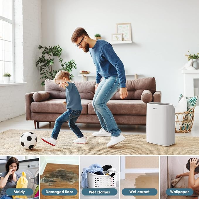 2500 Sq.Ft Dehumidifier for Home Basement, ANDTE 34 Pints Dehumidifier - Image 8