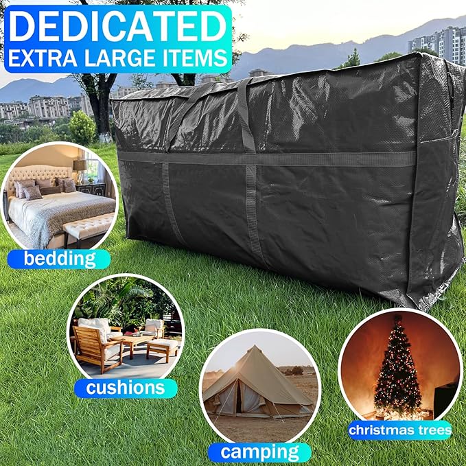 66 Gallon Extra Large Storage Bags, Huge Moving Bags Heavy Duty - Image 3