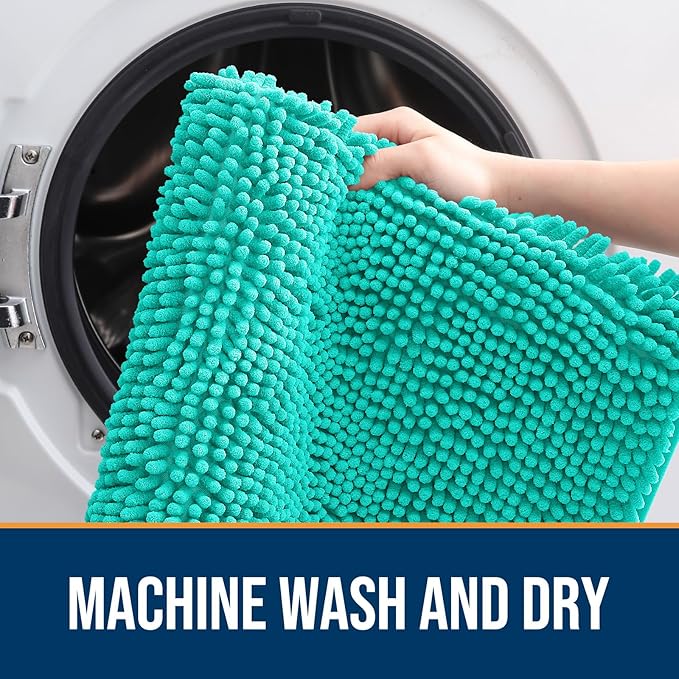 OLANLY Dog Door Mat for Muddy Paws 48x30, Absorbs Moisture and Dirt, Absorbent - Image 5