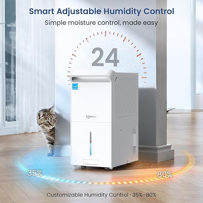 6, 000 Sq.Ft Most Efficient Energy Star 2025 Dehumidifier, Vellgoo Max 140 - Image 8