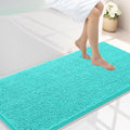Smiry Luxury Chenille Bathroom Rugs 47x24, Extra Soft and Absorbent Shaggy Bath by Smiry