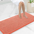 Smiry Luxury Chenille Bathroom Rugs 47x20, Extra Soft and Absorbent Shaggy Bath by Smiry