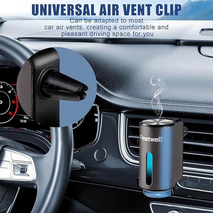 FeatWell Car Aromatherapy/Fragrance car Air fresheners/Humidifier Essential Oil - Image 4
