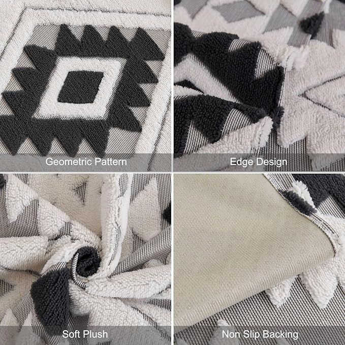 Boho Plush Couch Covers for Sofa Washable, Fuzzy Soft Couch Cover for Sectional - Image 8