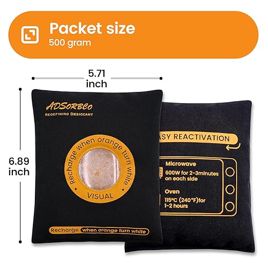ADSorbco 500 Gram Rechargeable Desiccant Packs - Image 2