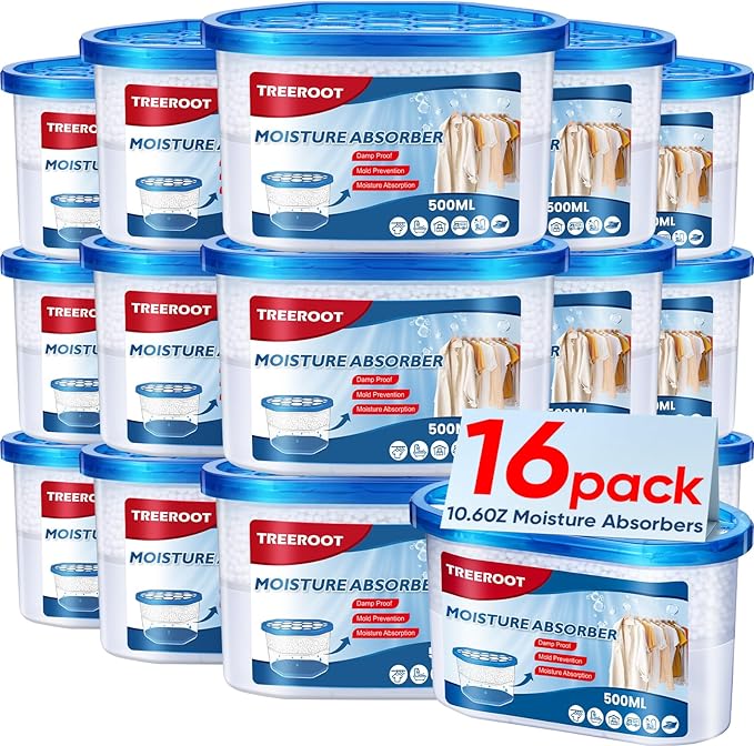 16 Pack Moisture Absorbers, 10.6 OZ Humidity Absorber Bucket, Moisture Absorbers by Unknown