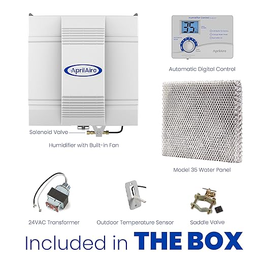 AprilAire 700 Whole-House Humidifier, Automatic Fan Powered Furnace Humidifier - Image 5