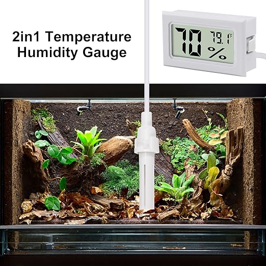 3Pcs Fahrenheit Thermometer Hygrometer Mini Digital - Image 6