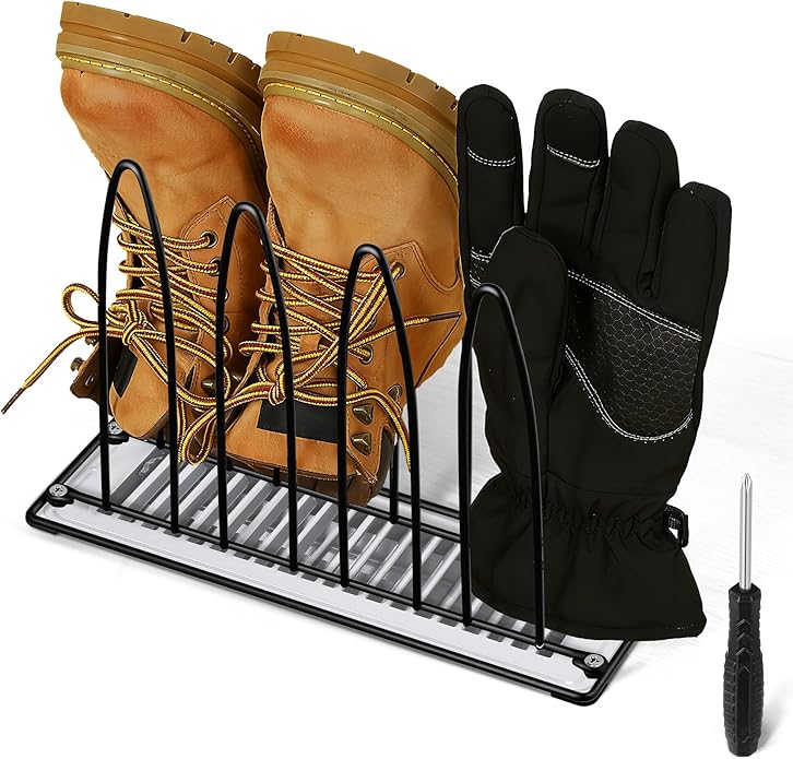 Metal Shoe Drying Rack, and Glove Drying Rack, Dryer Racks by Unknown