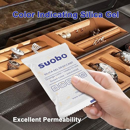 Silica Gel Packets, 100 Gram 10 Packs Moisture Absorbers - Image 2