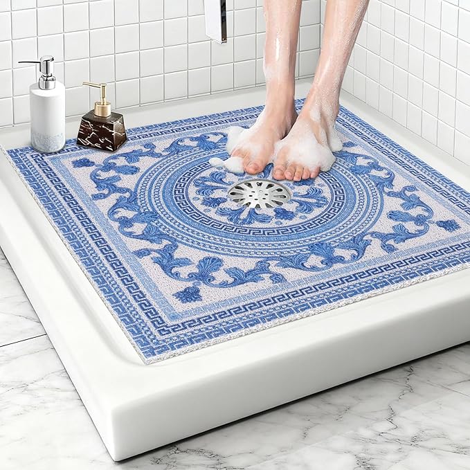 Square Shower Mat Non Slip: 24x24 Inch Extra Large Shower Mats - Image 8