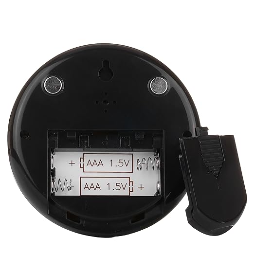 Digital Thermometer Hygrometer Clock, Temperature Humidity Monitor Alarm Clock - Image 5