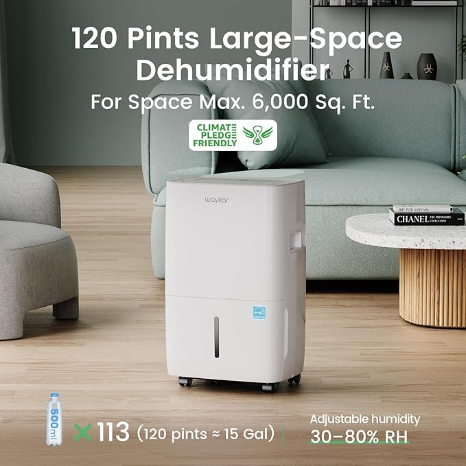 Waykar 120 Pints Energy Star Dehumidifier - Image 2