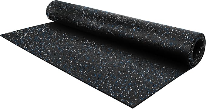Flooring Inc's 1/4" Thick Tough Rubber Flooring Roll | Flexible Recycled Rubber by IncStores