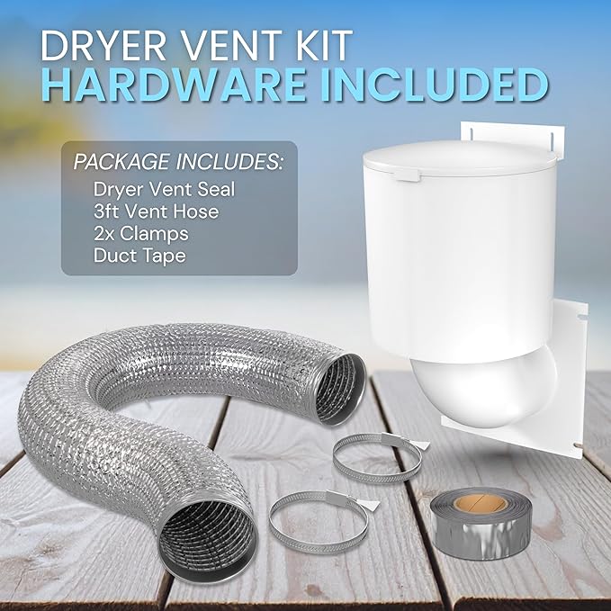 Dryer Vent Kit – 4 Inch Exterior Dryer Vent Cover - Image 2