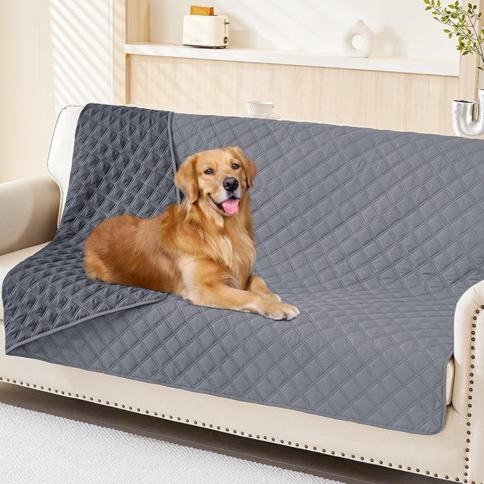 Smiry Waterproof Couch Covers for Dogs Washable, Reversible Pet Couch Covers by Smiry