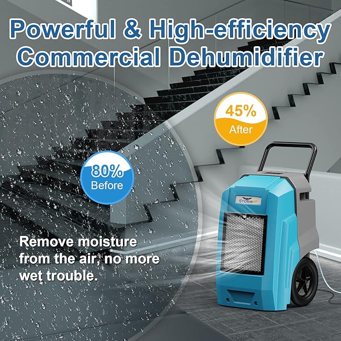 ALORAIR 180Pints LGR Industrial Dehumidifier - Image 4