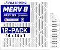 Filter King 14x14x1 Air Filter Dust & Allergy Control AC Furnace Filters by FilterKing